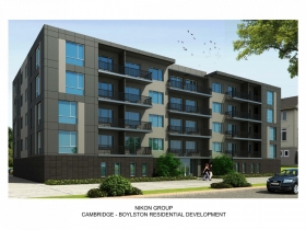 Cambridge - Boylston Residential Development Rendering Option 1