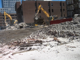 NM Demolition in Progress