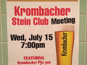 Krombacher Stein Club Meeting