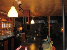 The bar at Nicks House.