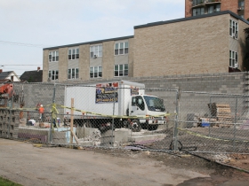 1809 N. Cambridge Ave. Construction (Photo by the author)