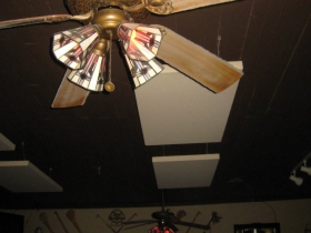 Ceiling fan.