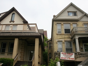 Homes along N. Jackson St.