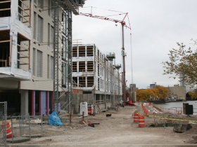 Construction of the second phase of The North End