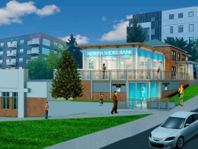 North Shore Bank Downtown Rendering