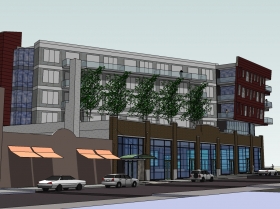 Prospect Mall Apartments Rendering