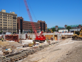 Construction of Marquette's New College of Business Administration Facility