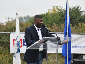 Veterans Community Project Cofounder Mark Solomon at Milwaukee Groundbreaking