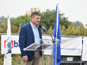 Veterans Community Project cofounder Bryan Meyer at VCP Milwaukee Groundbreaking