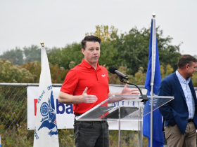 Milwaukee Tool Group President Tim Albrecht at VCP Milwaukee Groundbreaking