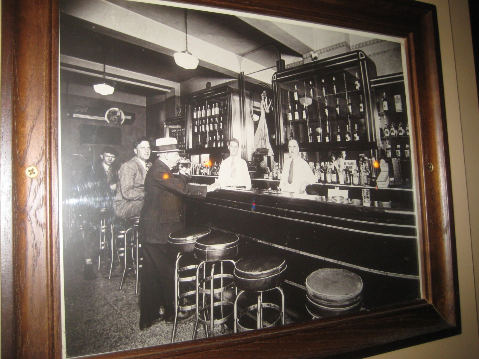 The bar, back in the day