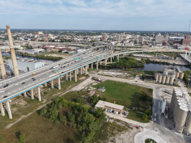 High Rise Bridge Approach to Marquette Interchange