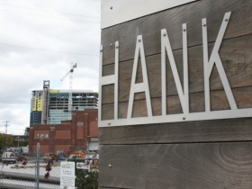 The new casino hotel is on the Hank Aaron State Trail.