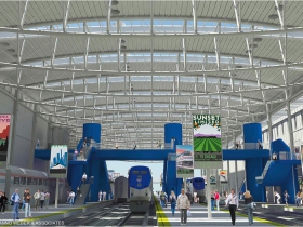 Milwaukee Intermodal Station Train Shed Rendering