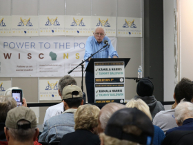 Sen. Bernie Sanders Visits Milwaukee