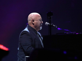 Billy Joel playing 'The Entertainer.'