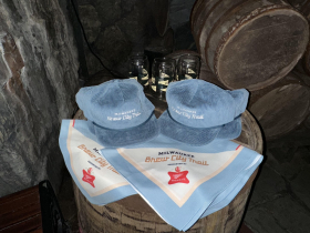 Brew City Trail Merch. Photo taken by Lauren Hafeman on Sept. 22, 2026.