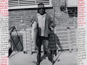 Nigel Poor and Monta Kevin Tindall, Fish Caught at Ranch 9-17-75, 2013. Inkjet print and ink.