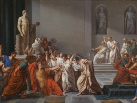 Vincenzo Camuccini, Death of Julius Caesar, ca. 1825–29. 