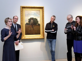 Press tour by curators Elizabeth Athens and Brandon Rudd. 'Coming Away: Winslow Homer and England.'