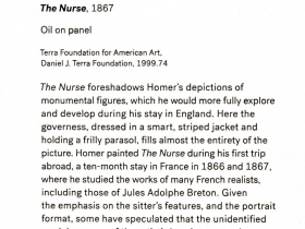 The Nurse, 1867