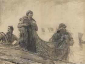 Winslow Homer, The Salmon Net, 1884.