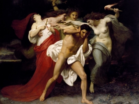 Orestes Pursued by the Furies by William-Adolphe Bouguereau