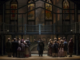 A scene from Milwaukee Repertory Theater’s 2013/14 production of A Christmas Carol.