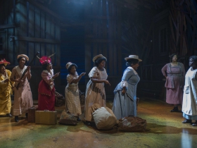 A scene from Milwaukee Repertory Theater’s 2014/15 Quadracci Powerhouse production of The Color Purple.