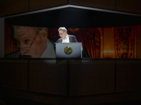 Milwaukee Repertory Theater presents McNeal in the Herro-Franke Studio Theater February 10 – March 22, 2026. Pictured L to R: Peter Bradbury