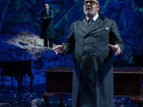 Milwaukee Repertory Theater presents The Lehman Trilogy in the Checota Powerhouse Theater January 13 – February 8, 2026. Pictured Edward Gero