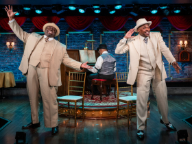 Milwaukee Repertory Theater presents Ain’t Misbehavin’ March 6 – April 26, 2026. Pictured L to R: Brad Raymond, Jarran V. Muse