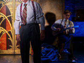 Milwaukee Repertory Theater presents the World Premiere of George & Gracie: A Love Story May 1 – June 4, 2026. Pictured James Pickering