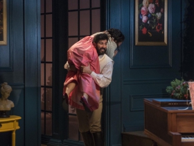 Milwaukee Repertory Theater presents Miss Bennet: Christmas at Pemberley in the Quadracci Powerhouse from November 13 – December 16, 2018.  Featuring Yousof Sultani and Deanna Myers. 