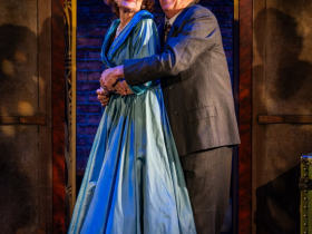 Milwaukee Repertory Theater presents the World Premiere of George & Gracie: A Love Story May 1 – June 4, 2026. Pictured L to R:Tami Workentin, James Pickering