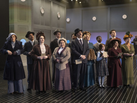 Milwaukee Repertory Theater presents Titanic The Musical in the Quadracci Powerhouse April 6 – May 14, 2022. Pictured: The cast of Titanic The Musical