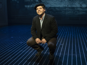 Milwaukee Repertory Theater presents Titanic The Musical in the Quadracci Powerhouse April 6 – May 14, 2022. Pictured: Nathaniel Hackmann