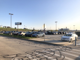 Milwaukee Airport Railroad Station Parking Lot