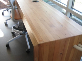 Desks at new East Library