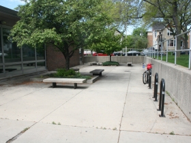 East Library Rear Patio