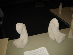 Susan Falkman sculptures.