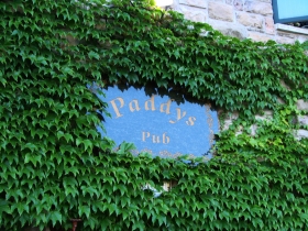 Paddy's sign.