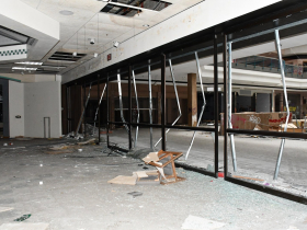 Former Sealed Entrance to Younkers at Northridge Mall