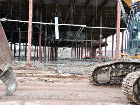 Younker's Demolition at Northridge Mall