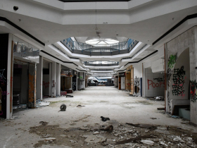 Empty Corridor at Northridge Mall
