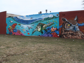 Mural on 5264-5278 N. 35th St. - Carter's Christian Academy