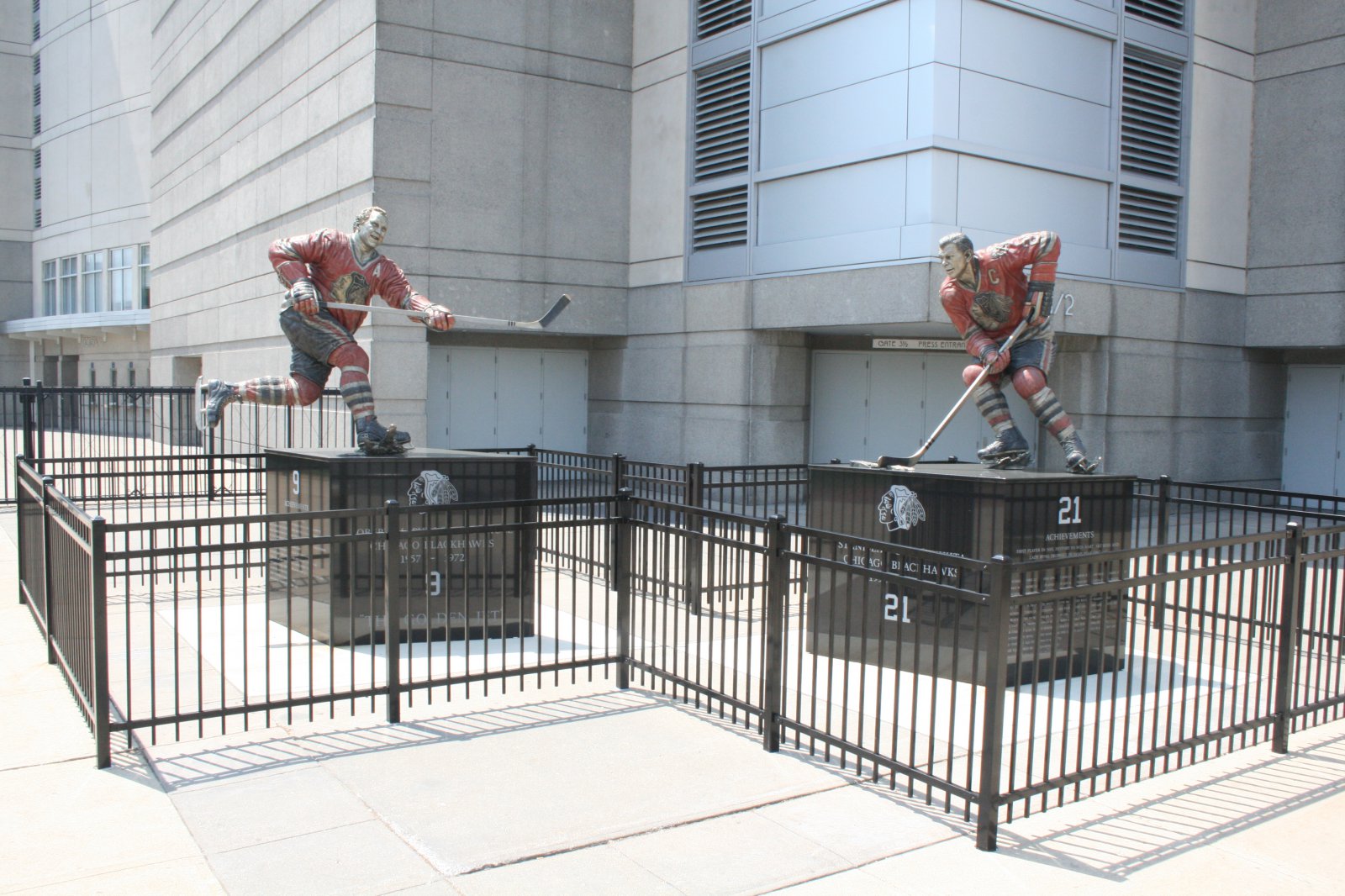 Statues  United Center