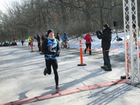 David Luy, finished in 1st place at the Steve Cullen Healthy Heart Run/Walk held on Saturday, February 9th at Underwood Parkway in Wauwatosa