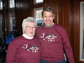 Volunteers, Mary Pat Siewert and Jeff DeCora