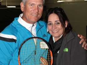 Four-time national champion from Cuba, Mario Tabares and wife Nadia. 